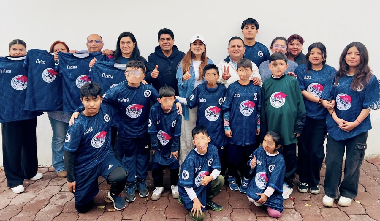 ¡Orgullo de Totolac! Niñez tlaxcalteca va a la Copa Nacional Indígena FUT7 con apoyo de Miriam Martínez y Jonathan Sánchez